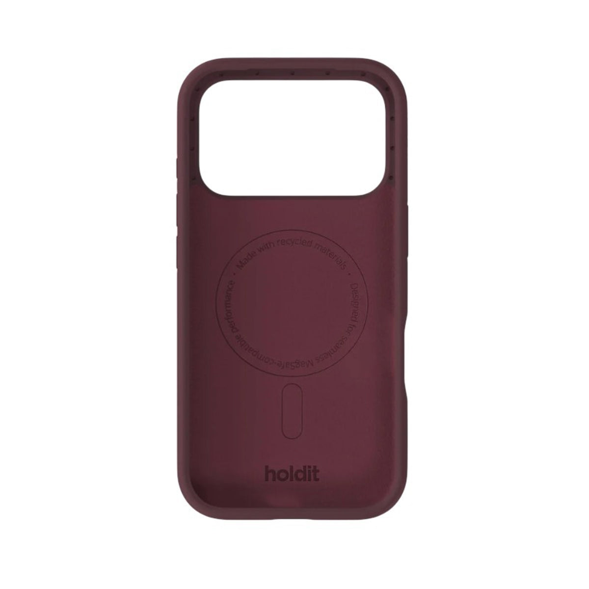 iPhone 18 Pro Max / 17 Pro Max Holdit Soft Touch MagSafe Silikon Deksel - Bordeaux