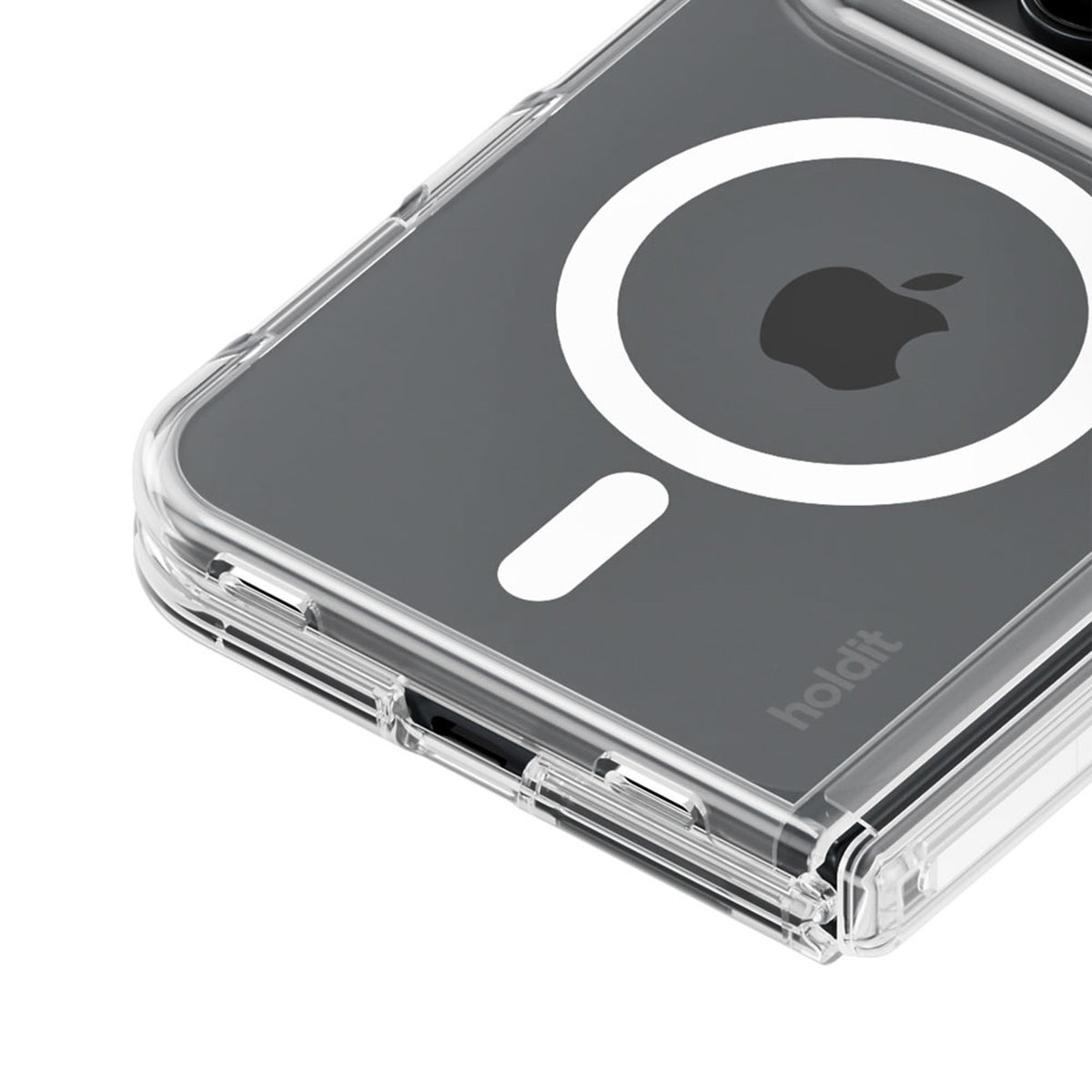 iPhone Duo Holdit Transparent Case - MagSafe Kompatibel - Transparent