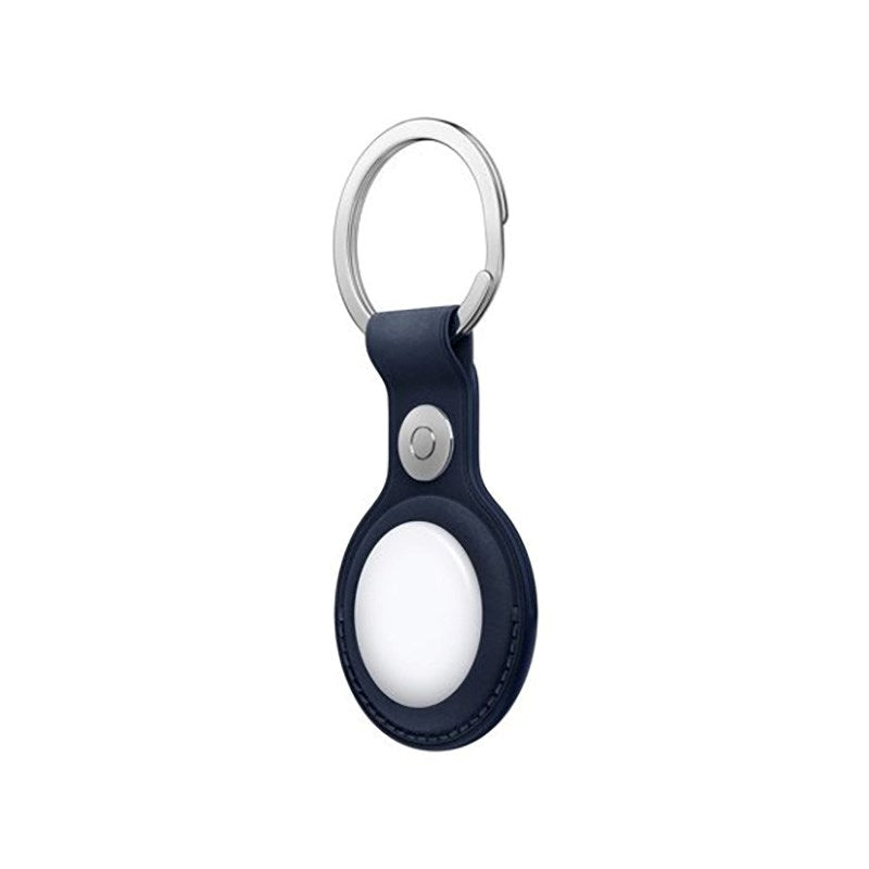 Originalt Apple AirTag 1. & 2. Gen. FineWoven Deksel med Nøkkelring - Deep Blue (MA7H4ZM/A)