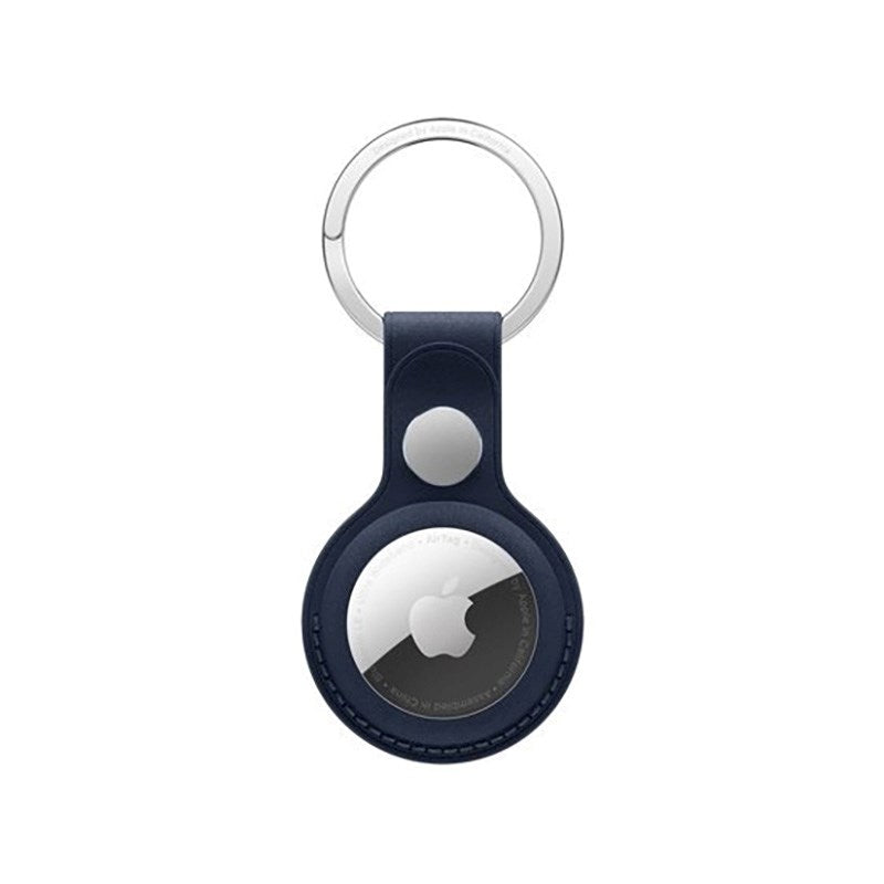Originalt Apple AirTag 1. & 2. Gen. FineWoven Deksel med Nøkkelring - Deep Blue (MA7H4ZM/A)
