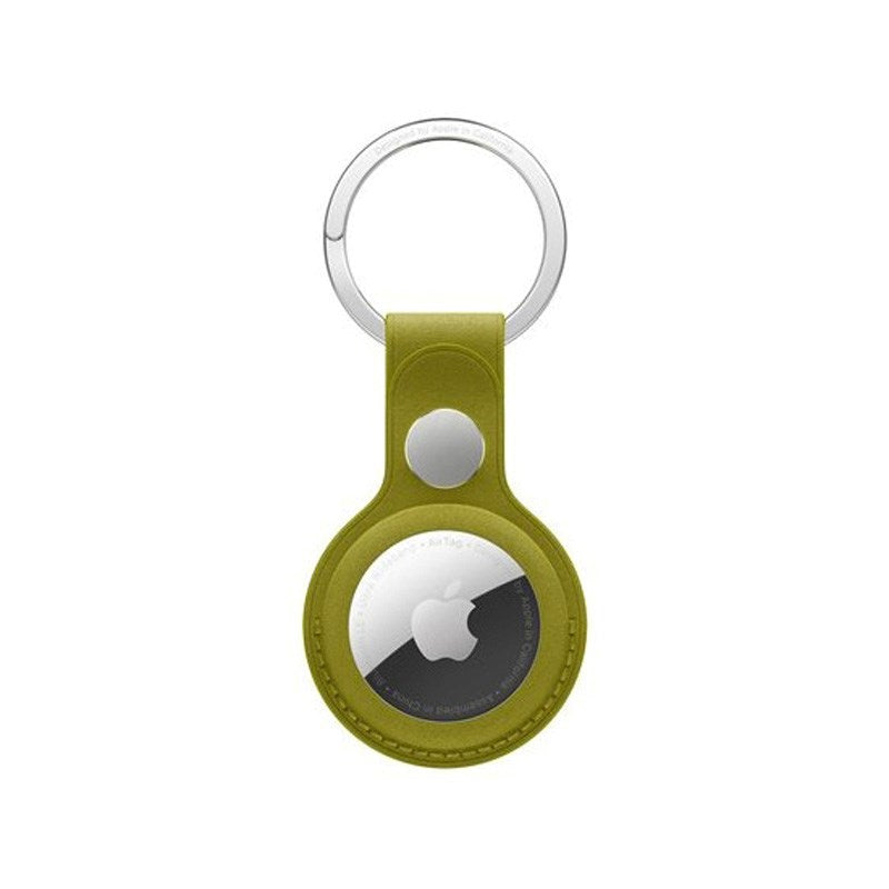 Originalt Apple AirTag 1. & 2. Gen. FineWoven Deksel med Nøkkelring - Chartreuse (MA7L4ZM/A)