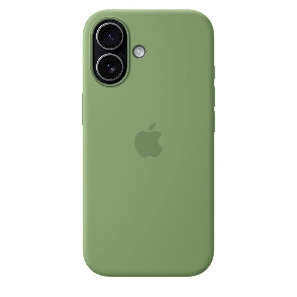 Original Apple iPhone 17 Silicone Case - MagSafe Kompatibel - Light Moss (MGEX4ZM/A)