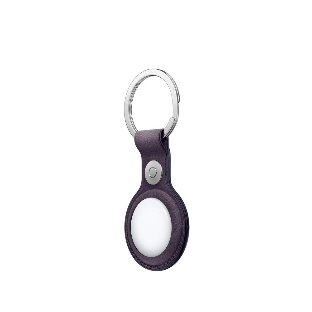 Original Apple AirTag 1. & 2. Gen. FineWoven Key Ring - Midnight Purple (MGG04ZM/A)