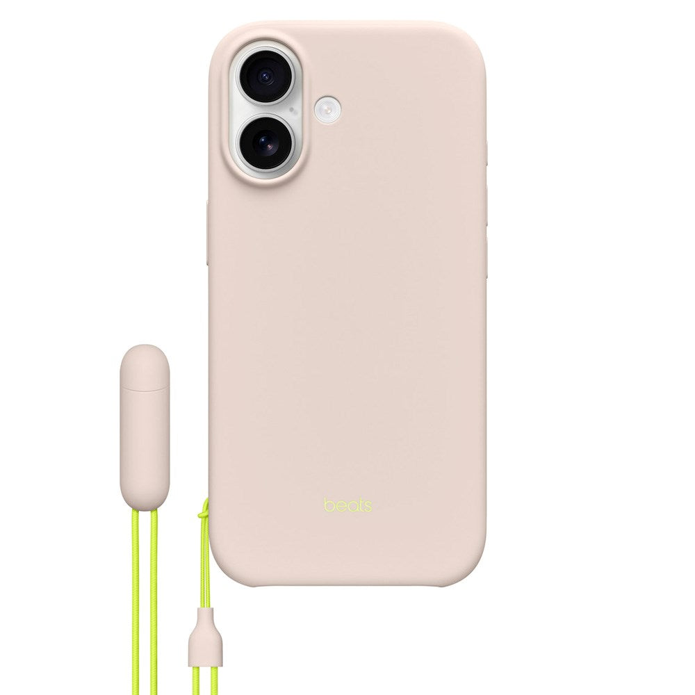 Original Apple Beats iPhone 17 Deksel m. Stropp - MagSafe Kompatibel - Lime Stone