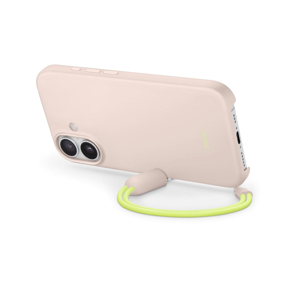 Original Apple Beats iPhone 17 Deksel m. Stropp - MagSafe Kompatibel - Lime Stone