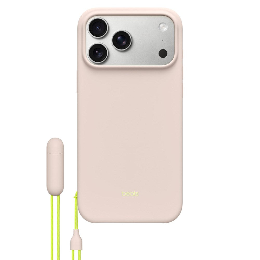 Original Apple Beats iPhone 17 Pro Max Deksel m. Stropp - MagSafe Kompatibel - Lime Stone