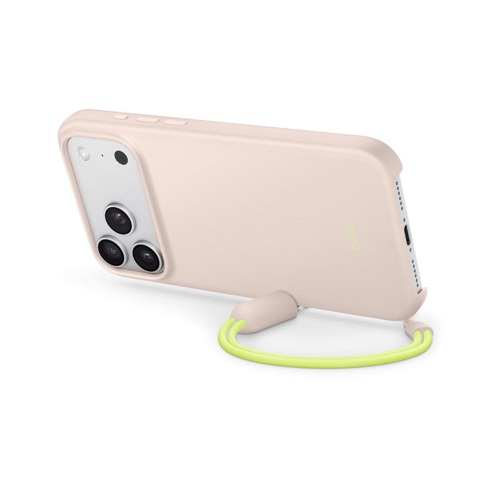 Original Apple Beats iPhone 17 Pro Max Deksel m. Stropp - MagSafe Kompatibel - Lime Stone