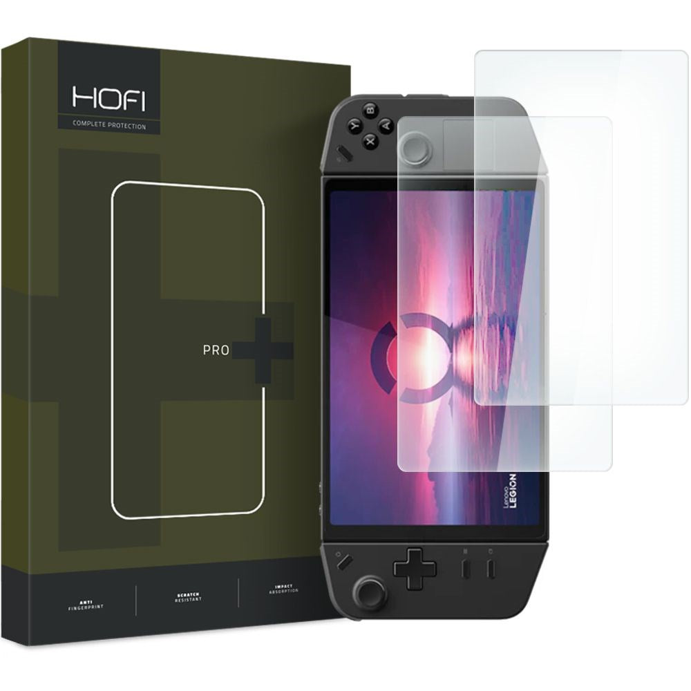 Lenovo Legion Go HOFI Glass Pro+ Skjermbeskytter - 2-Stk - Gjennomsiktig