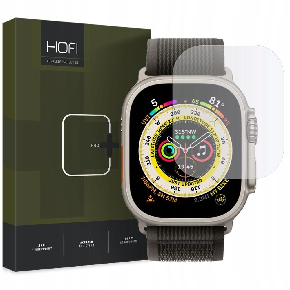 Apple Watch Ultra 3/2/1 (49mm) HOFI Glass Pro+ Skjermbeskytter - Gjennomsiktig