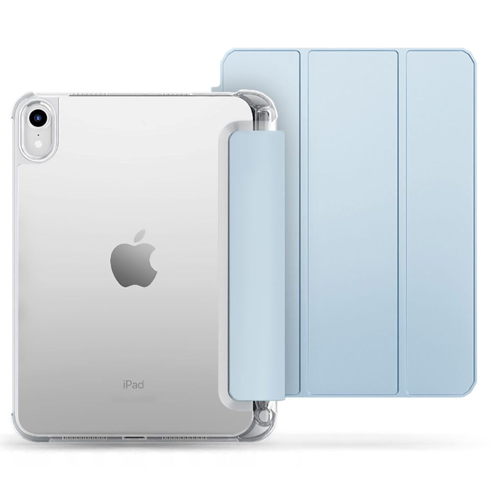 iPad 11" (2025) / iPad 10.9" (2024/2022) Tech-Protect SC Hybrid Tri-fold Deksel - Blå / Gjennomsiktig
