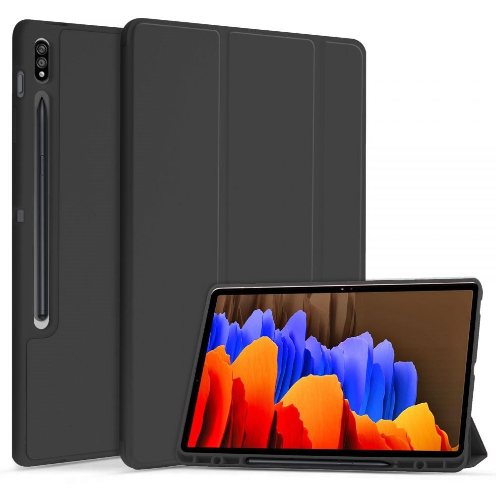 Samsung Galaxy Tab S7 FE Tech-Protect SC Tri-fold Deksel - Svart