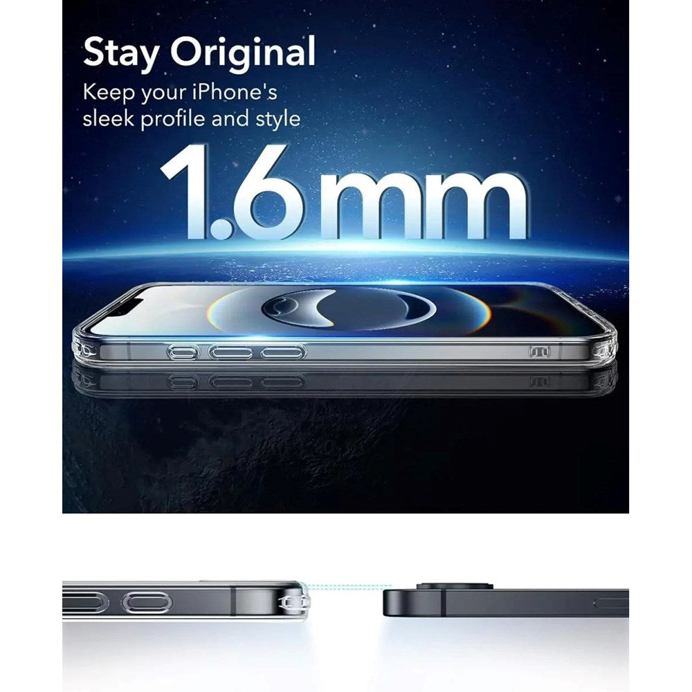 ESR iPhone 17e / 16e Classic Hybrid Deksel - MagSafe Kompatibel - Gjennomsiktig