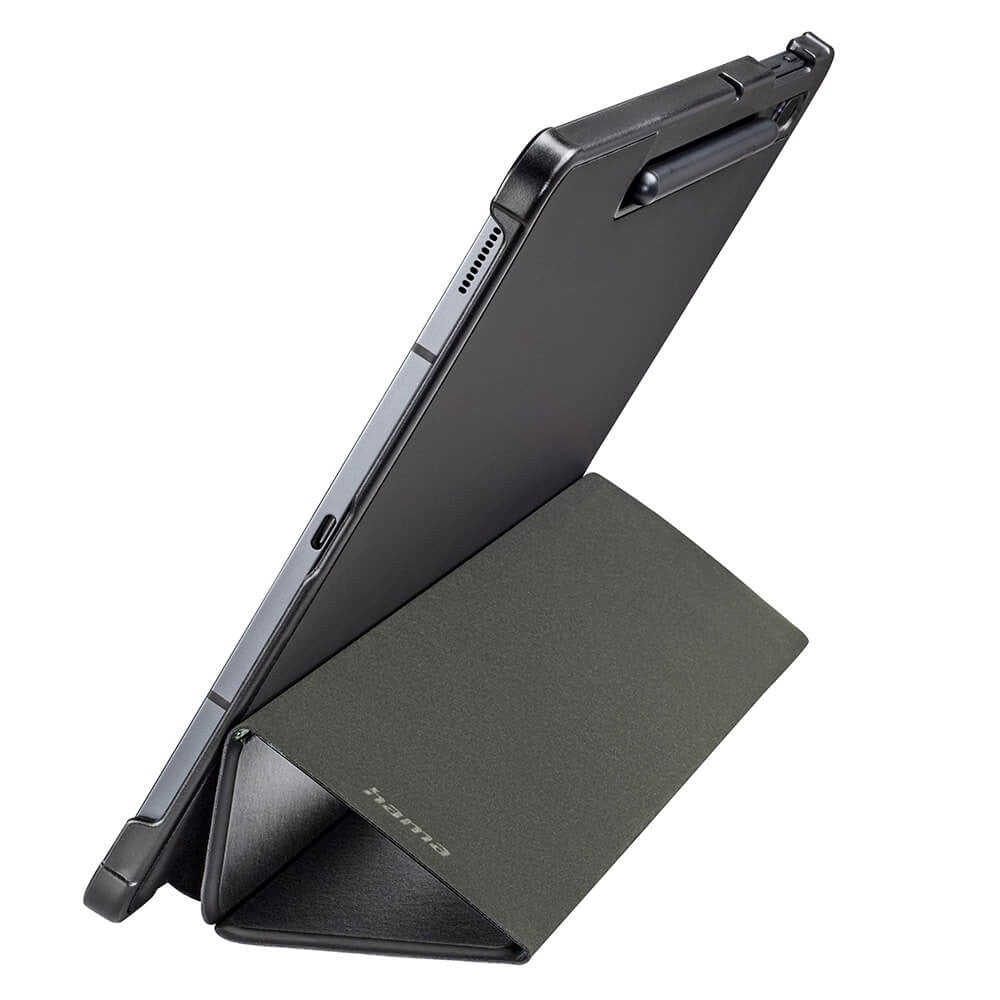 HAMA Samsung Galaxy Tab S7 FE / S7+ (Plus) 12.4" Nettbrett Deksel med Stativfunksjon & Styluspennholder - Svart
