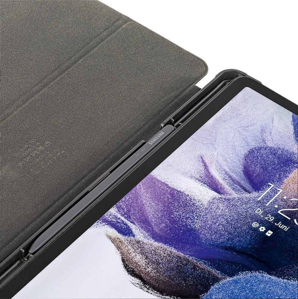 HAMA Samsung Galaxy Tab S7 FE / S7+ (Plus) 12.4" Nettbrett Deksel med Stativfunksjon & Styluspennholder - Svart