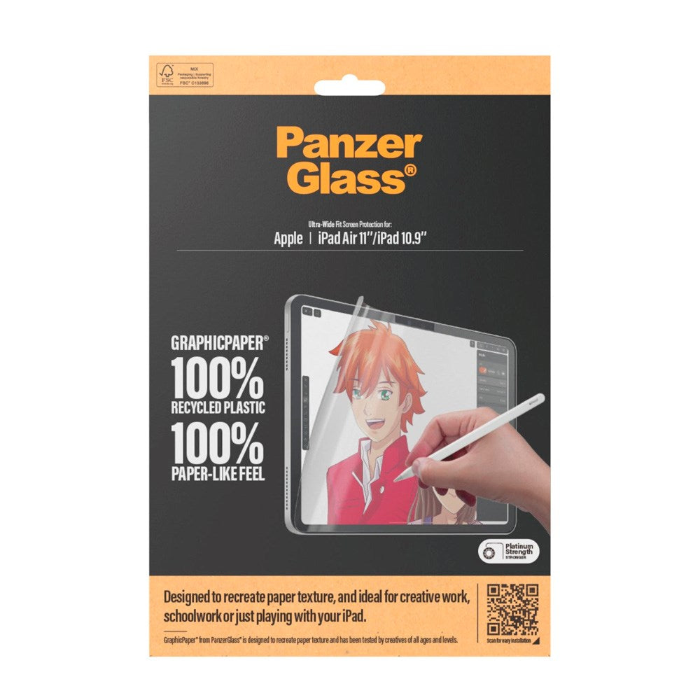 PanzerGlass Graphicpaper Skjermbeskyttelsesfilm - iPad Air 11" (2026 / 2025 / 2024)/iPad 11" (2025) / iPad 10.9" (2024/2022) - Gjennomsiktig