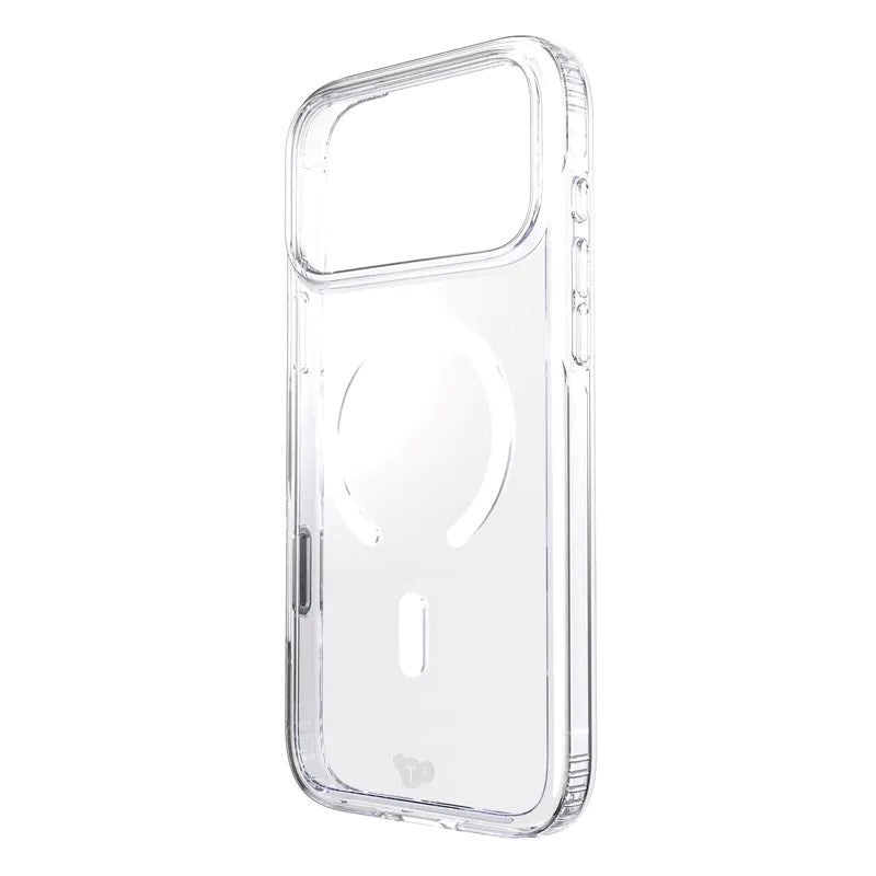iPhone 18 Pro Max / 17 Pro Max Tech21 EVO Clear Deksel - MagSafe Kompatibel - Gjennomsiktig