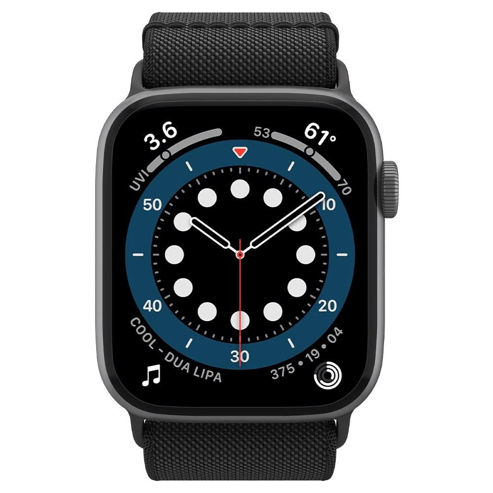 Spigen Fit Lite Apple Watch (42/44/SE/45/46/49mm) Reim - Svart