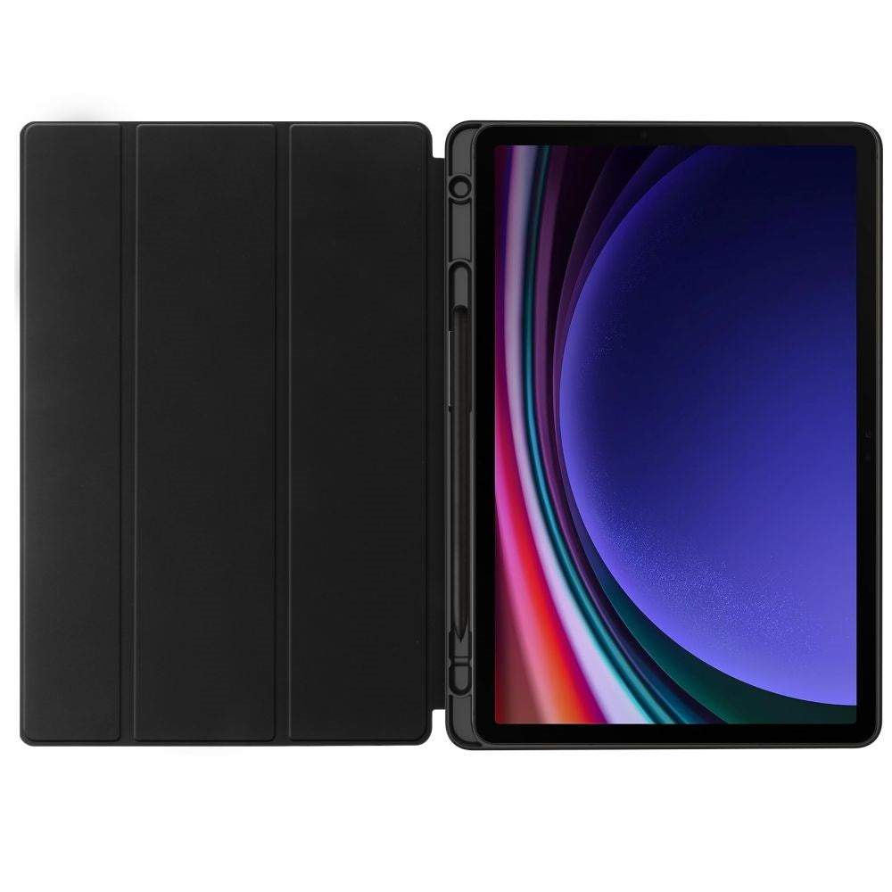 Samsung Galaxy Tab S10 FE / S9 FE Tech-Protect Smartcase Deksel med Stylus Pennholder - Svart