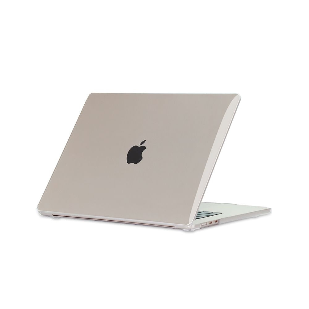 MacBook Air 15" M5/M4/M3/M2 (2026-2023) - Tech-Protect Smartshell Deksel - Crystal Clear