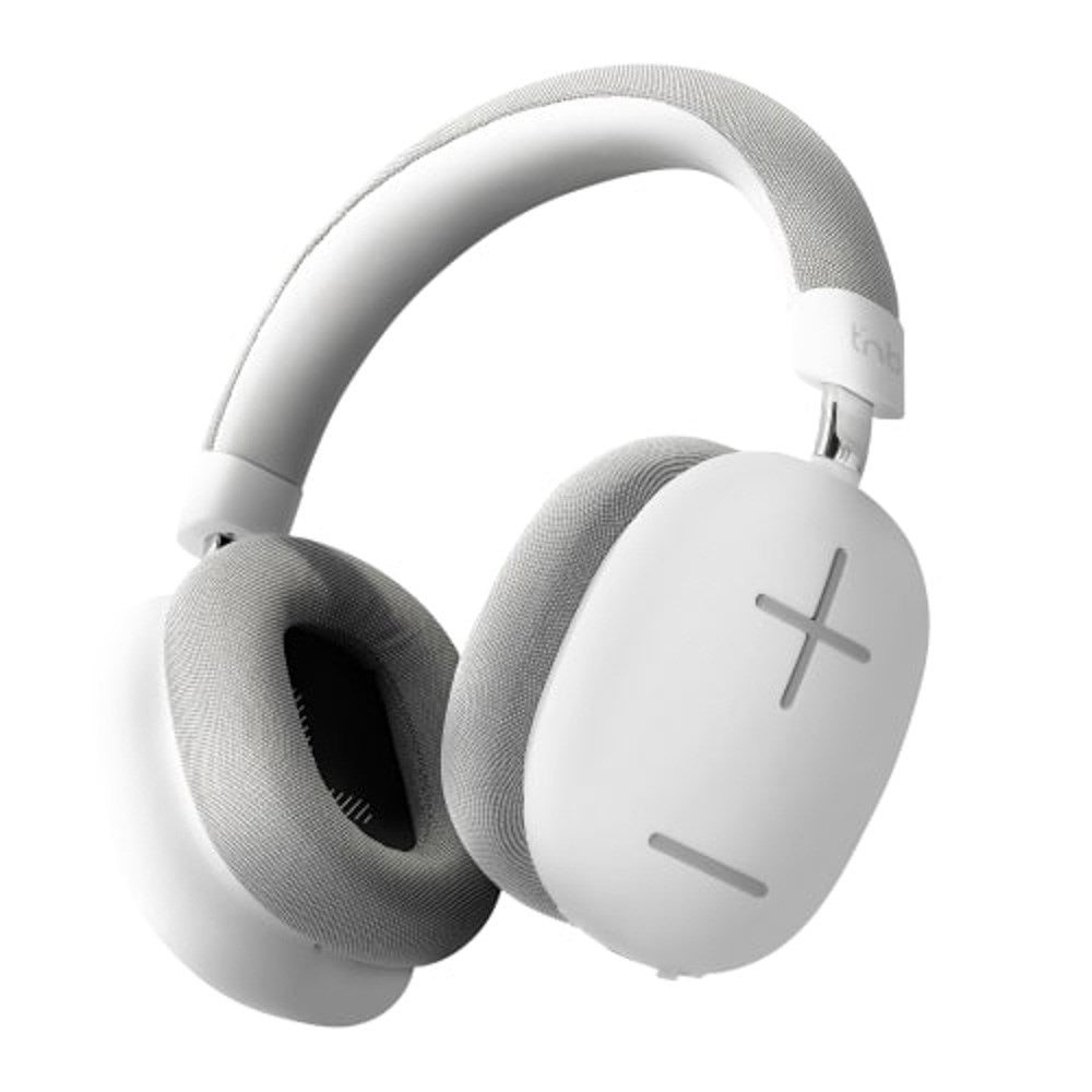 T'NB BOUNCE MAX Trådløse Bluetooth Hodetelefoner - Hvit / Grå
