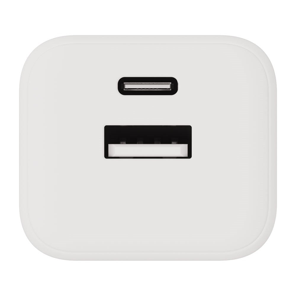 X2O 35W Vegglader m. 1x USB-A & 1x USB-C - Hvit