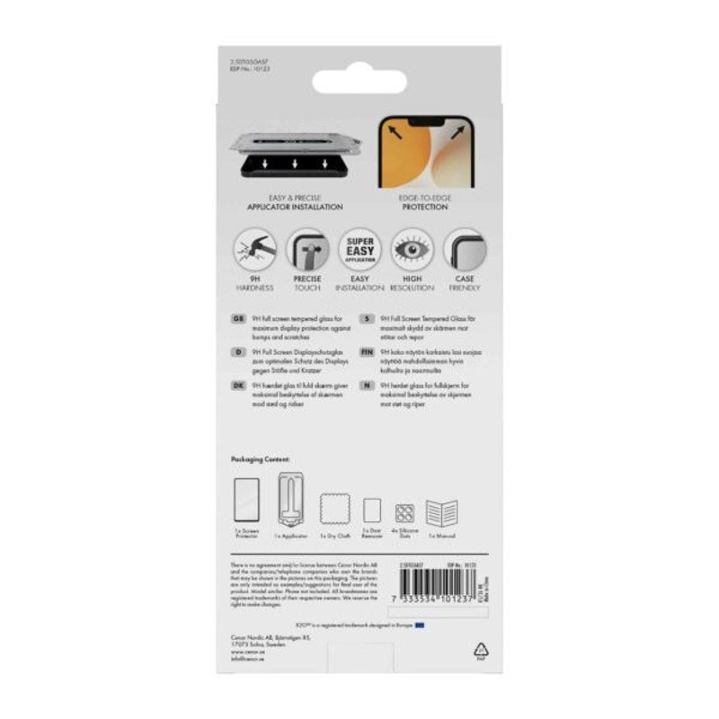 Samsung Galaxy A57 X2O 9H Full Fit Herdet Skjermbeskyttelsesglass - Gjennomsiktig