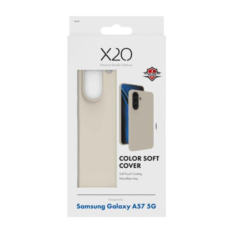 Samsung Galaxy A57 X2O Color Soft Deksel - Beige