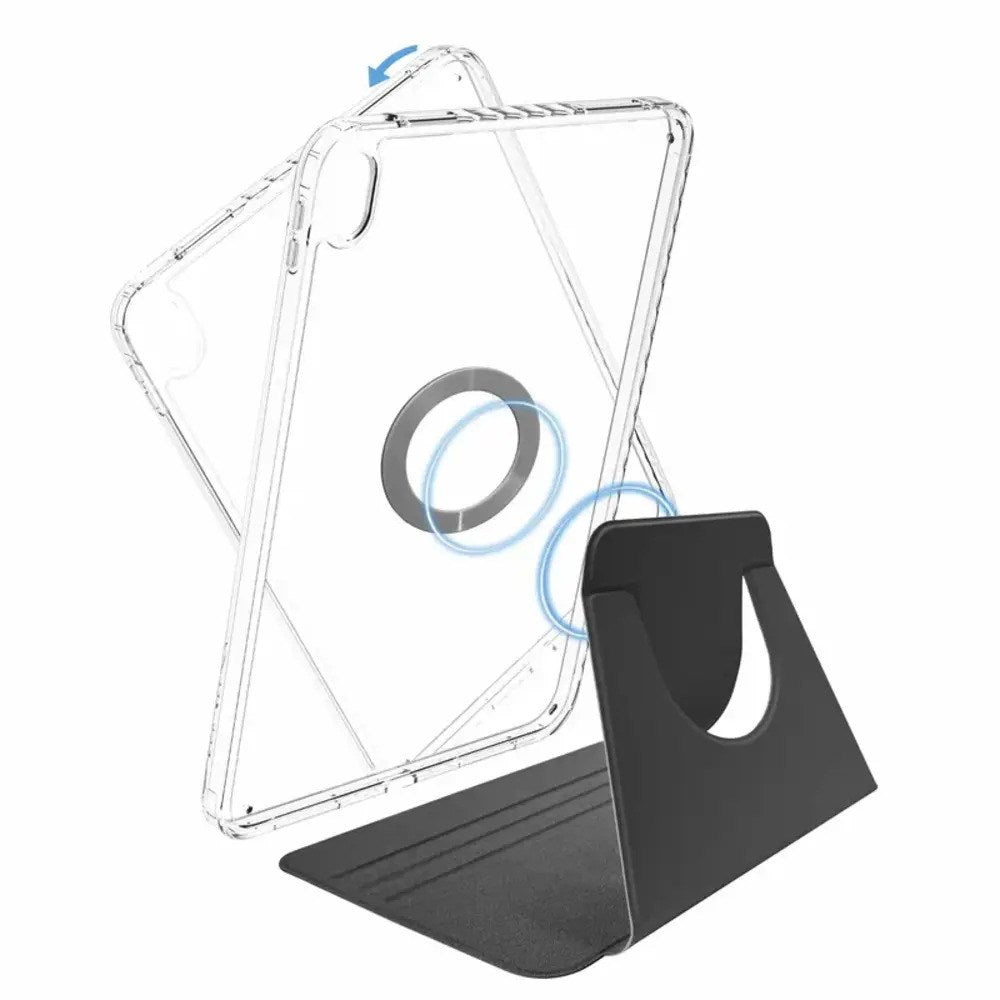 iPad 11" (2026 / 2025) / 10.9" (2024 / 2022) X2O 2-i-1 Mag Folio Flipdeksel - Svart