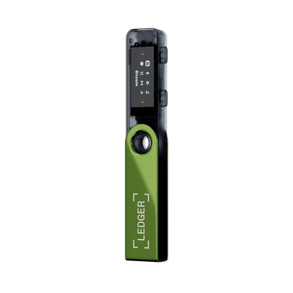 Ledger Nano S Plus Crypto Hardware Wallet - Oxidate Green