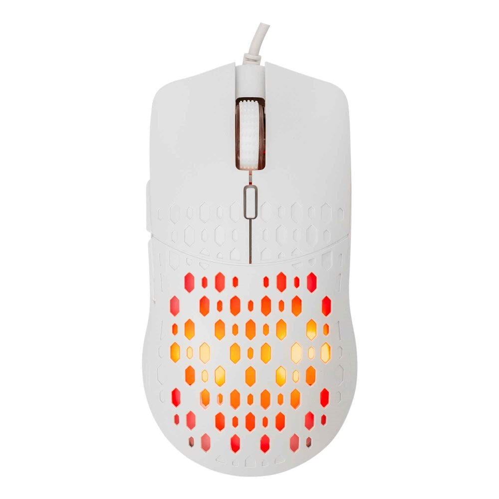 Baracuda OCTOPUS Gaming Mus - 6D / 3600 DPI - Hvit