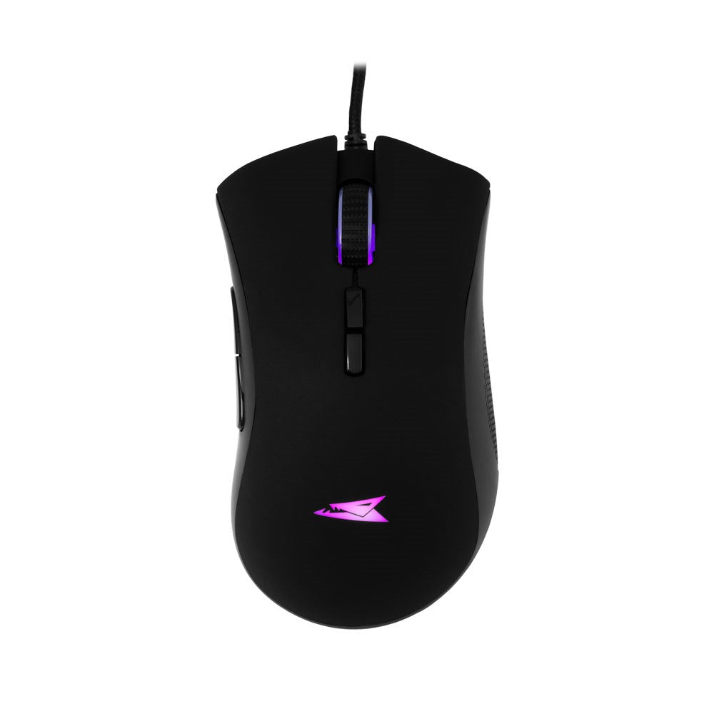 Baracuda LOBSTER Gaming Mus - 7D / 6400 DPI - Svart
