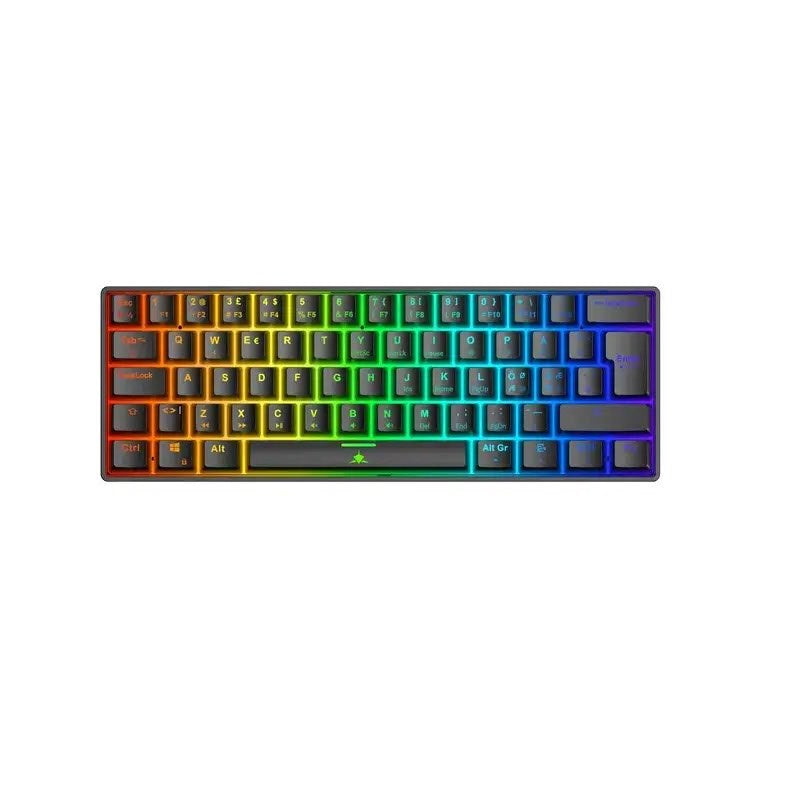White Shark SHINOBI-2 Mekanisk Gaming Tastatur – Nordisk Layout – Svart