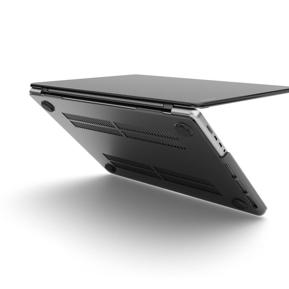 Vonmählen Transparent Case for MacBook Air 13" M5/M4/M3/M2 (2026-2022) - Gjennomsiktig/Svart