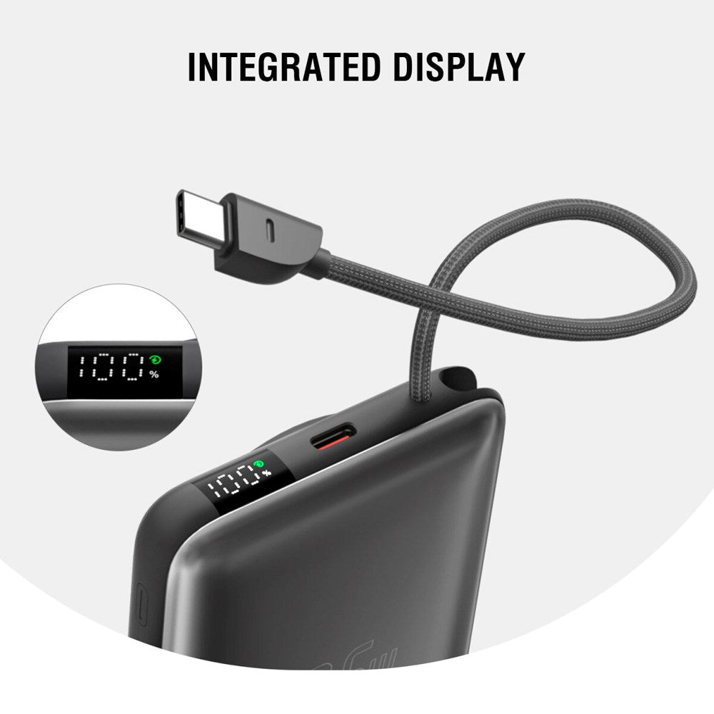 4smarts Enterprise Pocket 10.000 mAh Trådløs PowerBank - 22.5W - Space Grey