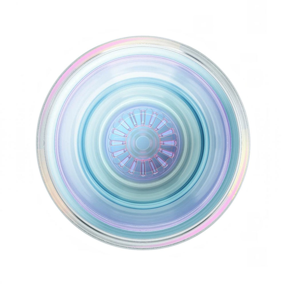 POPSOCKETS PopGrip Avtagbart Grep med Stativfunksjon - Clear Iridescent