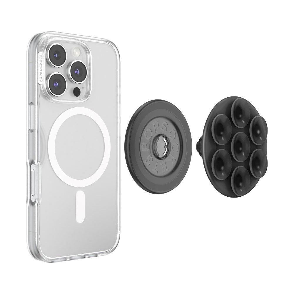POPSOCKETS Suck-Up Grip - MagSafe Kompatibel - Svart