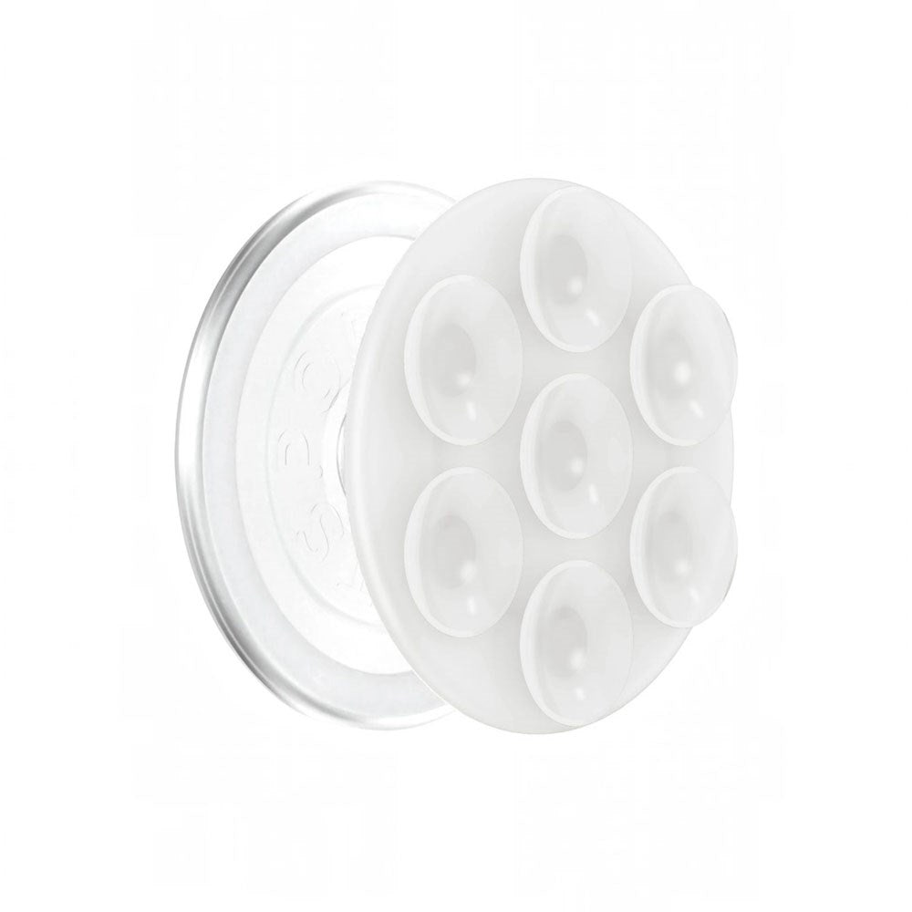 POPSOCKETS Suck-Up Grip - MagSafe Kompatibel - Gjennomsiktig