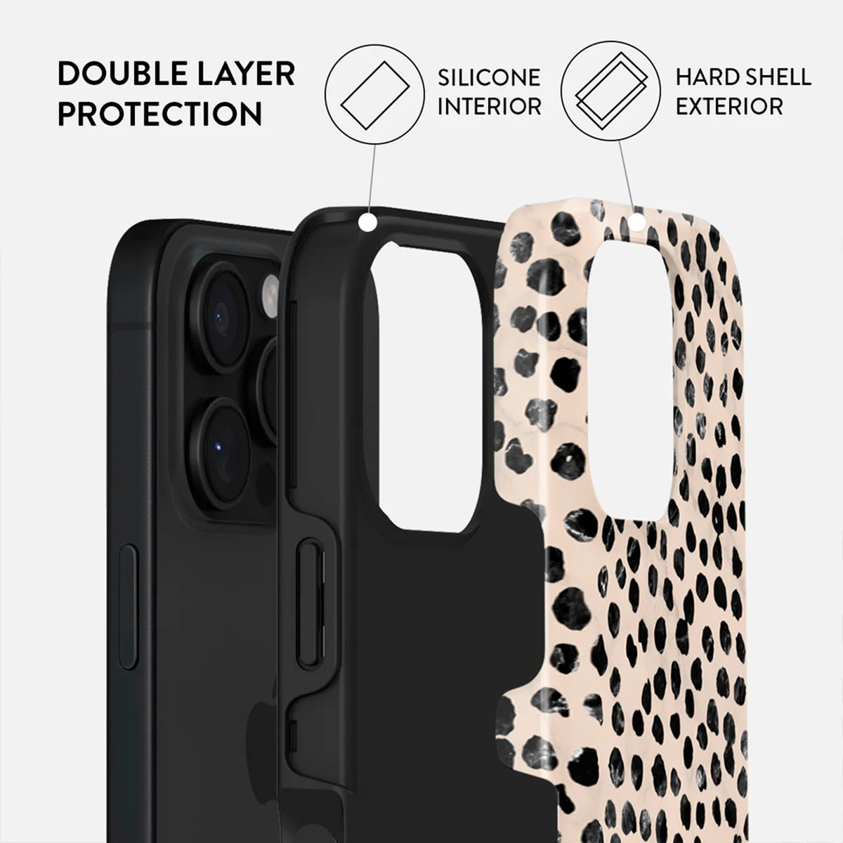 iPhone 16 Pro Burga Tough Fashion Deksel - MagSafe Kompatibel - Almond Latte