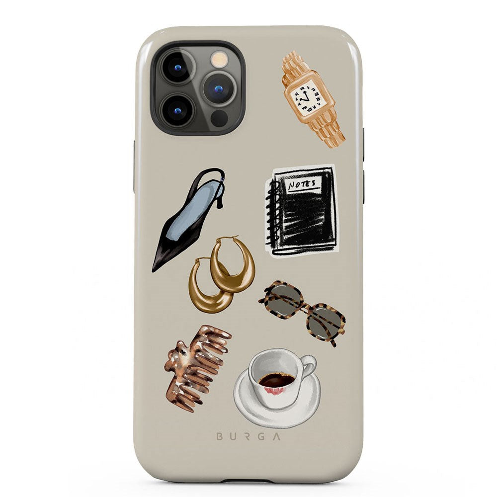 Burga iPhone 12 / 12 Pro Tough Fashion Deksel - Boss Babe