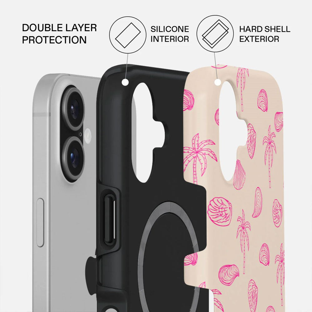 Burga iPhone 17 Tough Fashion Deksel - MagSafe Kompatibel - Beach Please