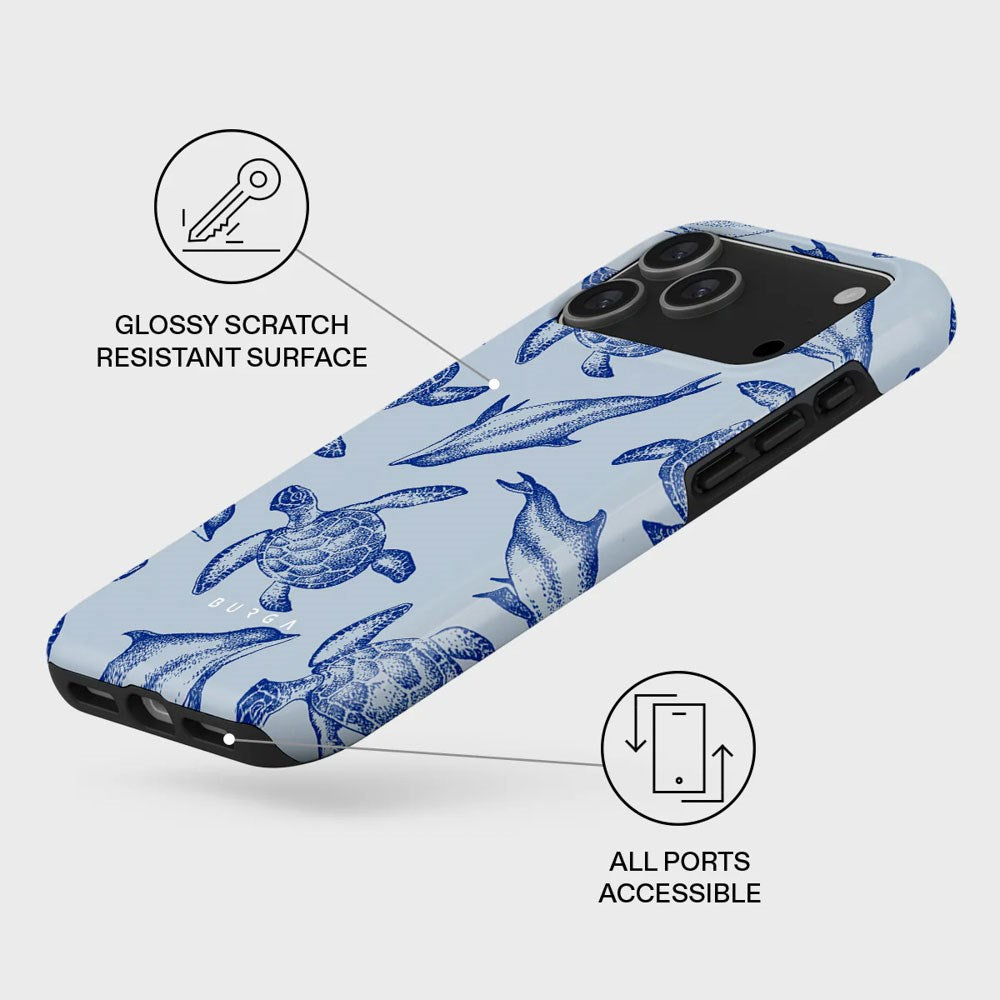 Burga iPhone 17 Pro Max Tough Fashion Deksel - MagSafe Kompatibel - Aquatic Dance
