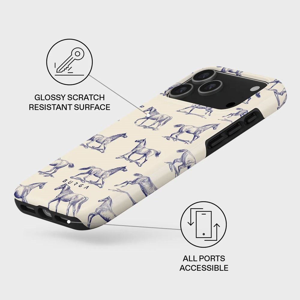 Burga iPhone 17 Pro Max Tough Fashion Deksel - MagSafe Kompatibel - Derby Race
