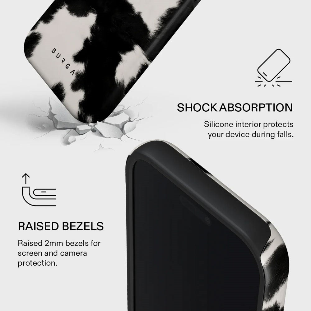Burga iPhone 17 Pro Tough Fashion Deksel - MagSafe Kompatibel - Achromatic