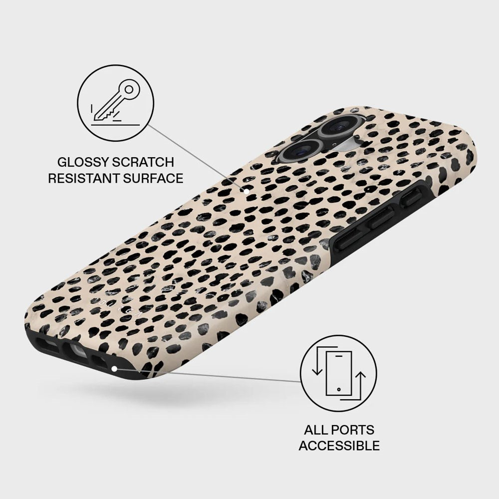 Burga iPhone 17 Tough Fashion Deksel - MagSafe Kompatibel - Almond Latte
