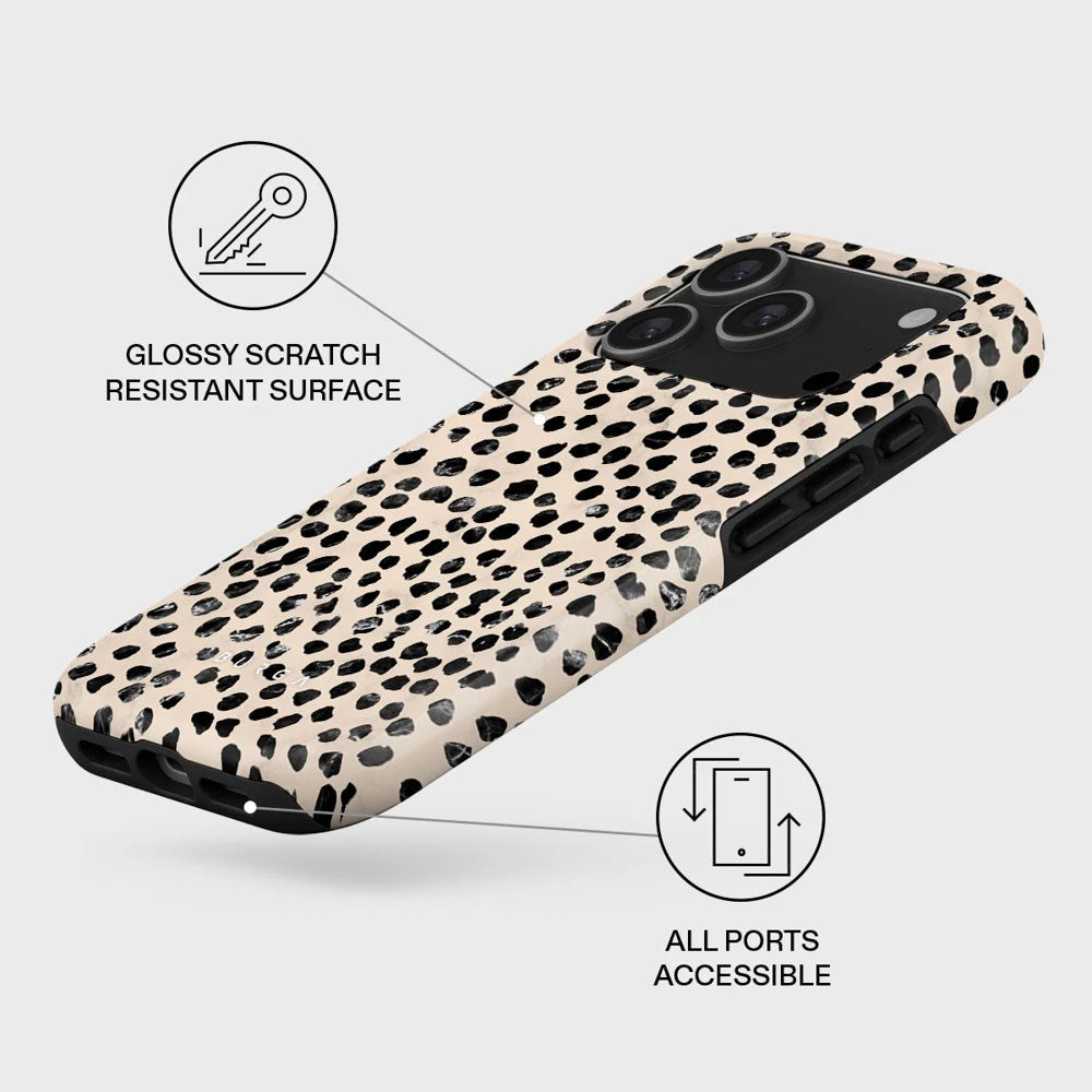Burga iPhone 17 Pro Tough Fashion Deksel - MagSafe Kompatibel - Almond Latte