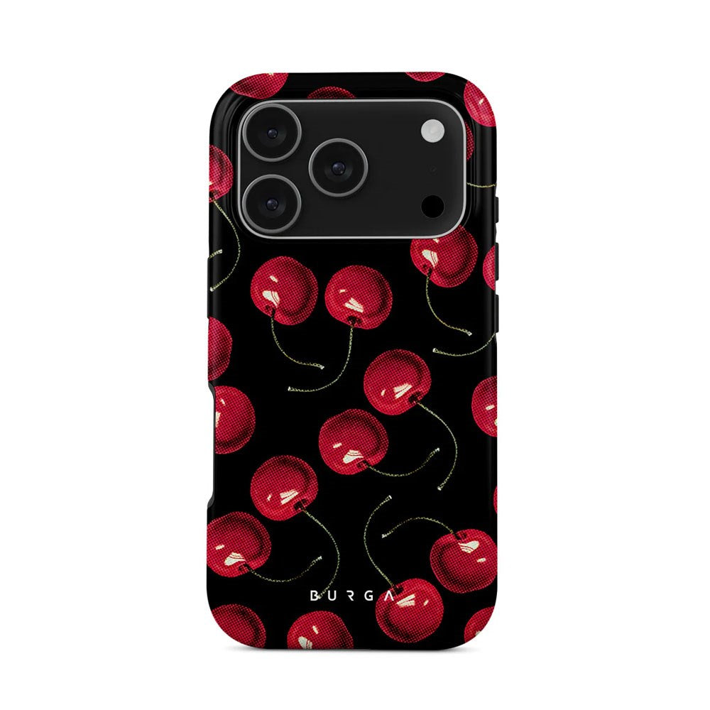Burga iPhone 17 Pro Tough Fashion Deksel - MagSafe Kompatibel - Cherrybomb