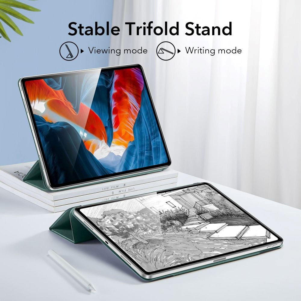 ESR iPad Pro 12.9" (2022 / 2021 / 2020) Rebound Magnetic Flip Deksel - Grønn