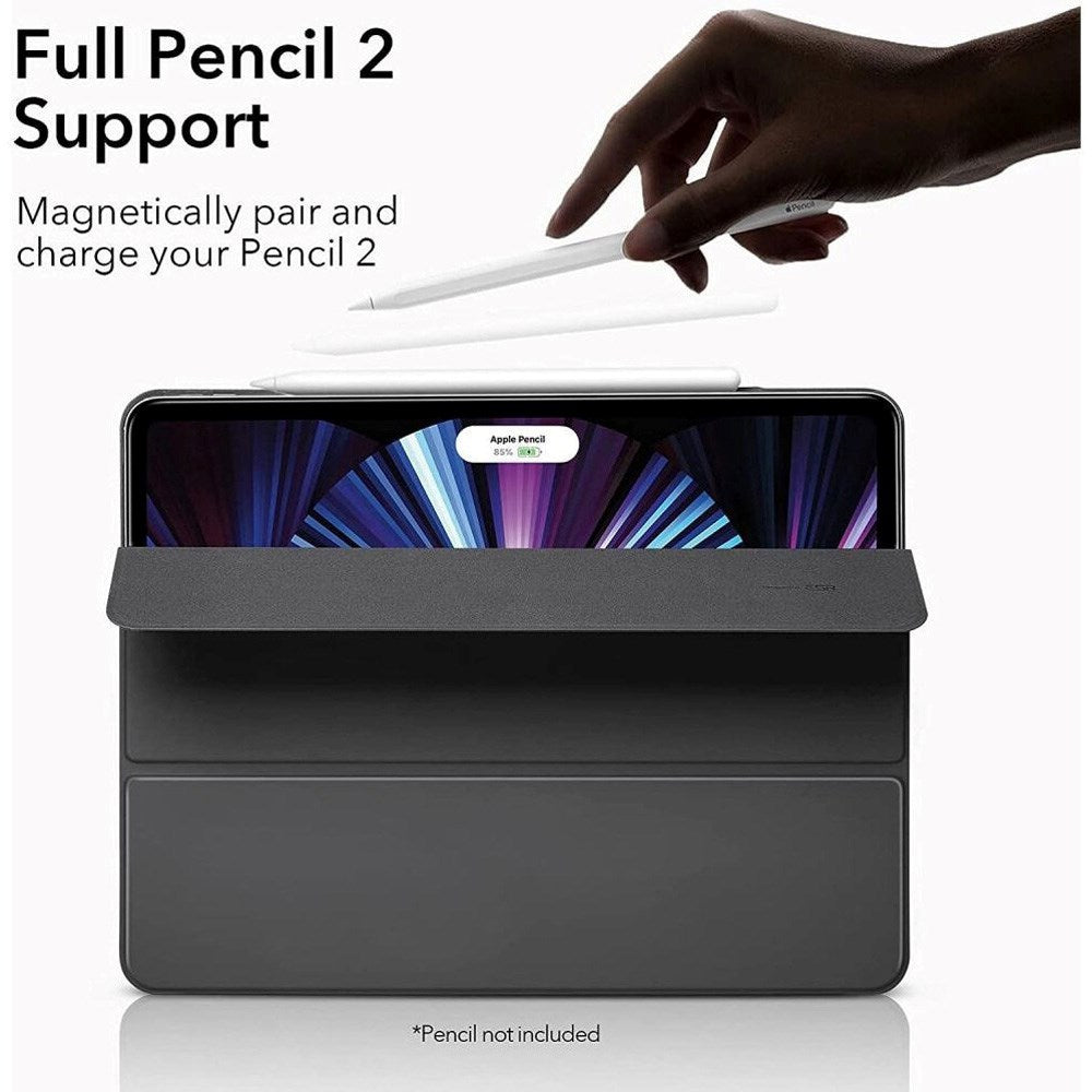ESR iPad Pro 11" (2022 / 2021 / 2020 / 2018) Rebound Magnetic Flip Deksel - Svart
