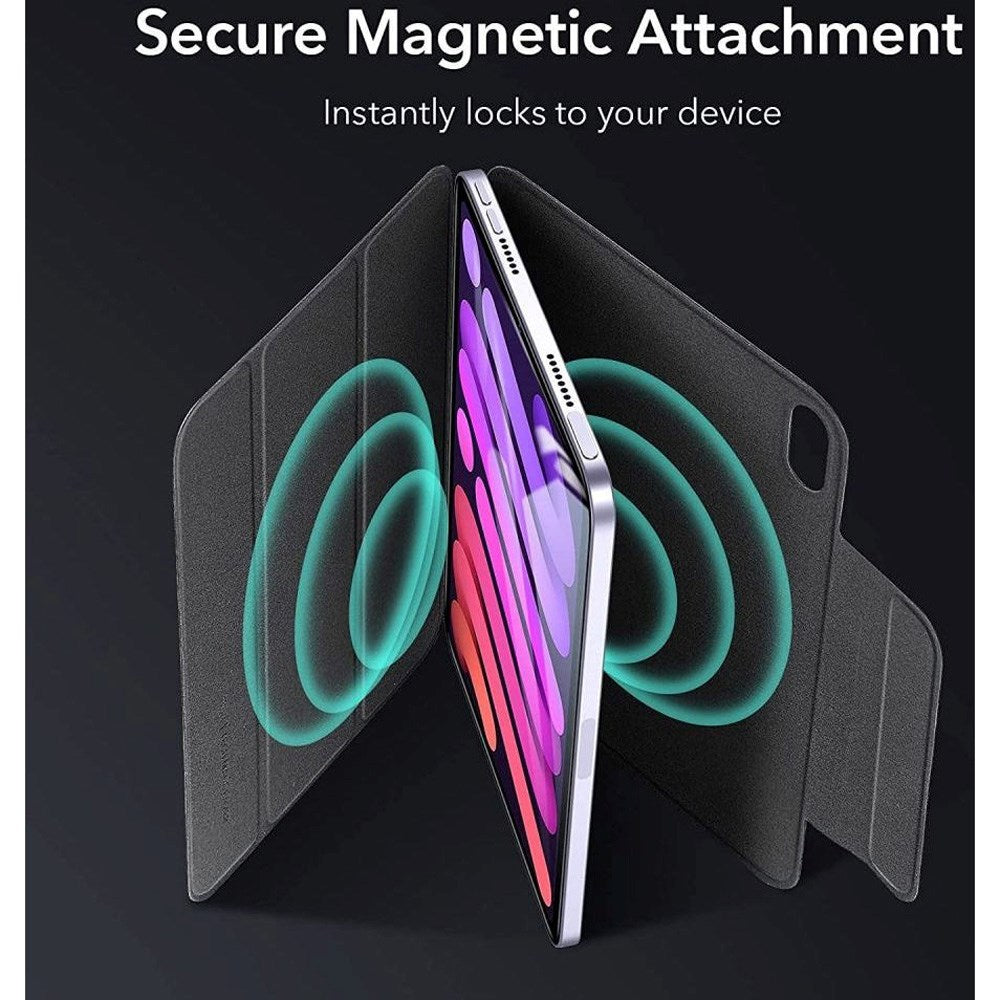 iPad Mini (2024/2021) ESR Rebound Magnetic Deksel - Svart