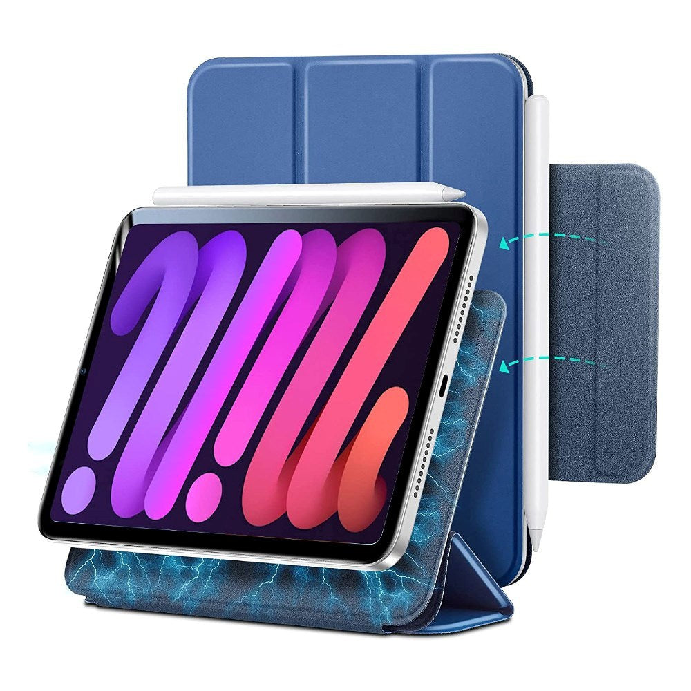 iPad Mini (2024/2021) ESR Rebound Magnetic Deksel - Blå